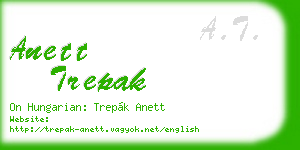 anett trepak business card